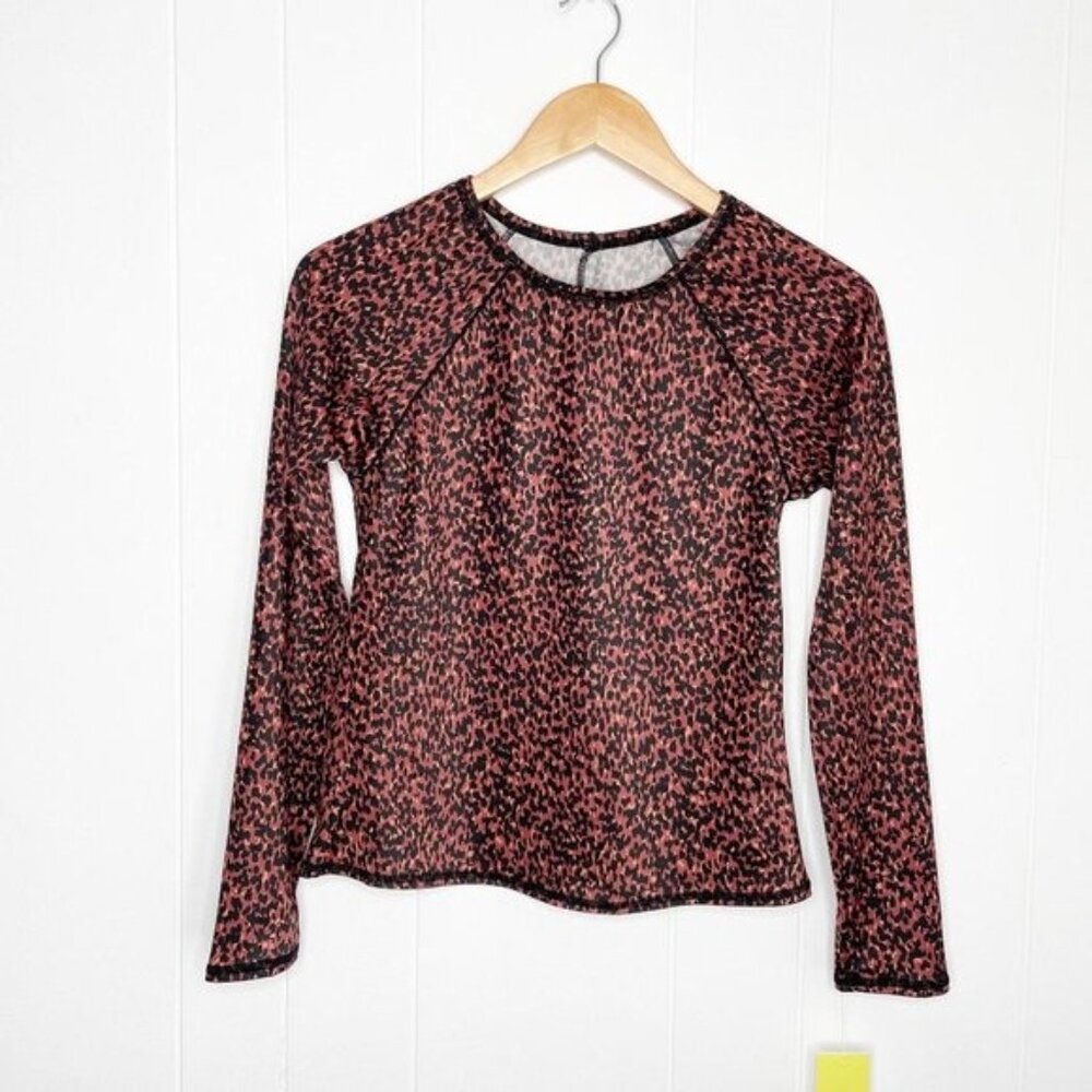 All In Motion Long Sleeve Animal Print Rash Guard - Picture 3 of 8